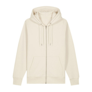 Sweat mixte zippé capuche bio blanc Stanley-Stella® Cultivator 2.0