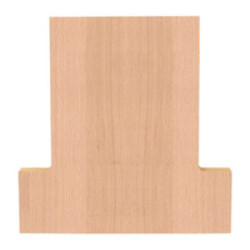 Trophée carré en bois gravure laser