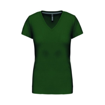 Tee-shirt femme Kariban® col V couleur