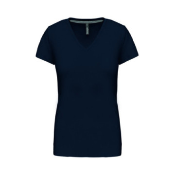 Tee-shirt femme Kariban® col V couleur