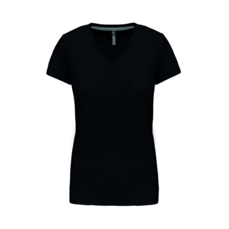 Tee-shirt femme Kariban® col V couleur