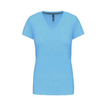Tee-shirt femme Kariban® col V couleur