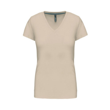 Tee-shirt femme Kariban® col V couleur