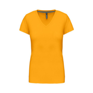 Tee-shirt femme Kariban® col V couleur