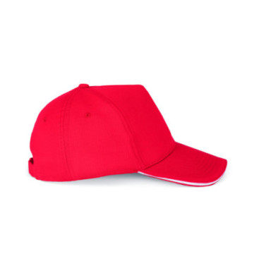 Casquette K-up® 5 pans en coton 180 g/m²