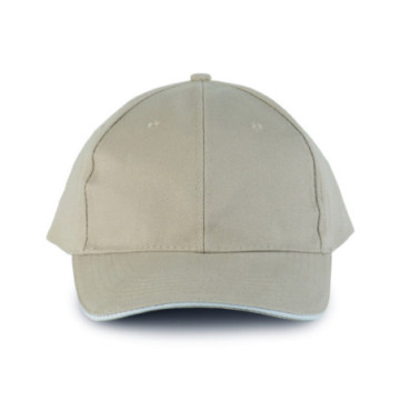 Casquette K-up® 6 pans en coton 260 g/m²