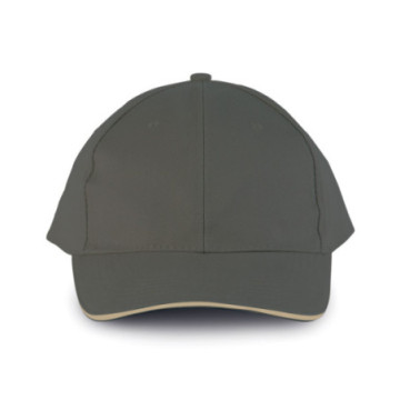 Casquette K-up® 6 pans en coton 260 g/m²