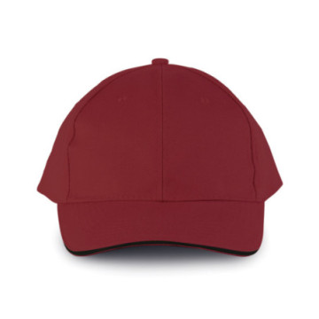 Casquette K-up® 6 pans en coton 260 g/m²
