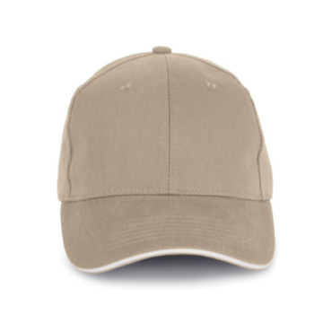 Casquette 6 pans K-up® en coton bio