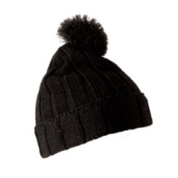 Bonnet avec revers et pompon K-up®