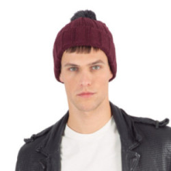 Bonnet avec revers et pompon K-up®