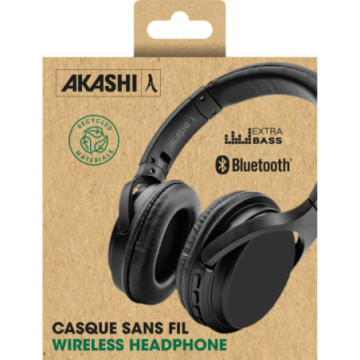 Casque sans fil recyclé GRS Akashi®