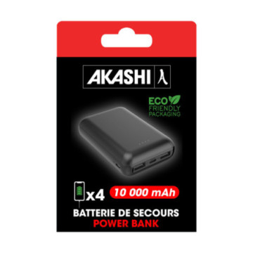 Batterie de secours ultra compacte 10000 mAh Akashi®