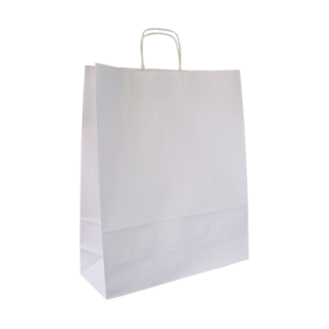 Sac kraft blanc biodégradable 100 g 44 x 15 x 50 cm