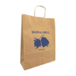 Sac kraft havane biodégradable  100 g/m² 32 x 12 x 42 cm