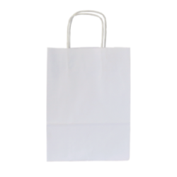 Sac kraft blanc biodégradable  90 g/m² 18 x 8 x 24 cm