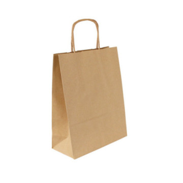 Sac kraft havane biodégradable 100 g 25 x 10 x 32 cm