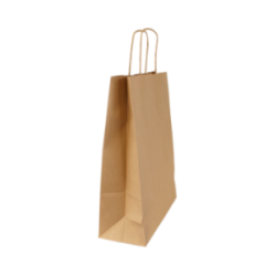 Sac kraft havane biodégradable  100 g/m² 25 x 10 x 32 cm