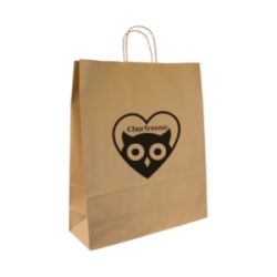 Sac kraft havane biodégradable  110 g/m² 44 x 15 x 50 cm