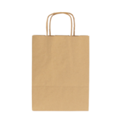 Sac kraft havane biodégradable 90 g/m² 18 x 8 x 24 cm