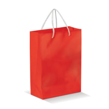 Sac en papier coloré premium anses cordelettes 30x40x12 cm