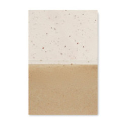 Bloc mémos repositionnables à base d'herbe