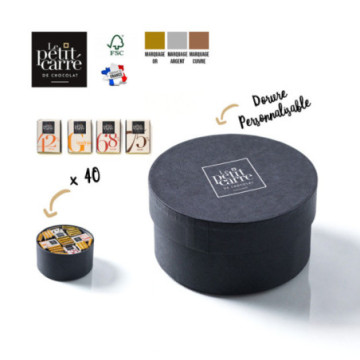 Coffret 40 carrés Le Petit Carré de Chocolat® Harmonie