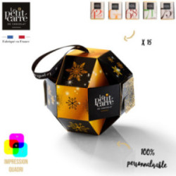 Boule de Noël 11 cm Le Petit Carré Gourmand®