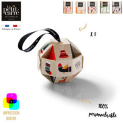 Boule de Noël 8 cm Le Petit Carré Gourmand®