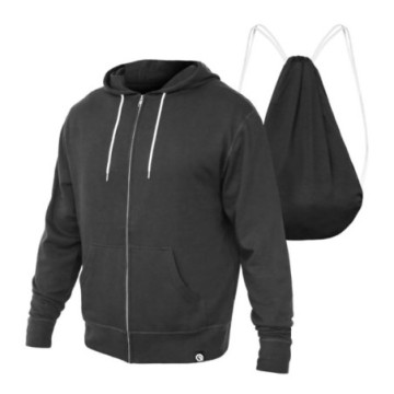 Sweat-shirt mixte zippé à capuche Quikflip® Hero Hoodie Lite Zip