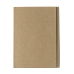 Set mémos triptyque en carton recyclé A5