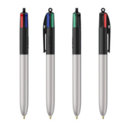 Stylo Bic® 4 couleurs glacé