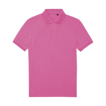 Polo homme B&C® en polyester recyclé RCS et coton