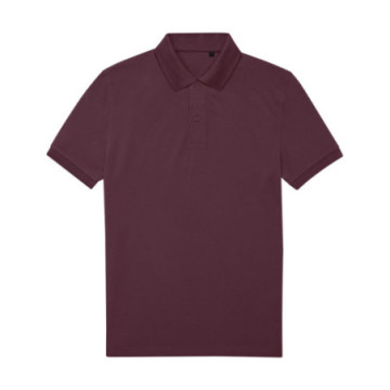 Polo homme B&C® en polyester recyclé RCS et coton