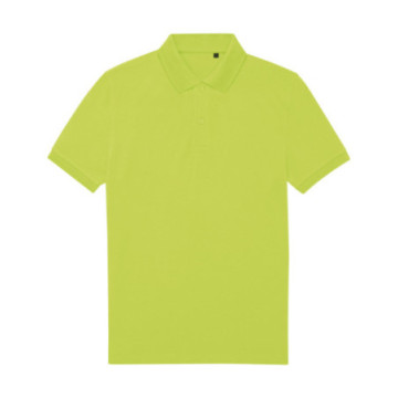 Polo homme B&C® en polyester recyclé RCS et coton