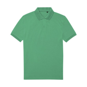 Polo homme B&C® en polyester recyclé RCS et coton