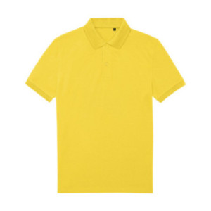 Polo homme B&C® en polyester recyclé RCS et coton
