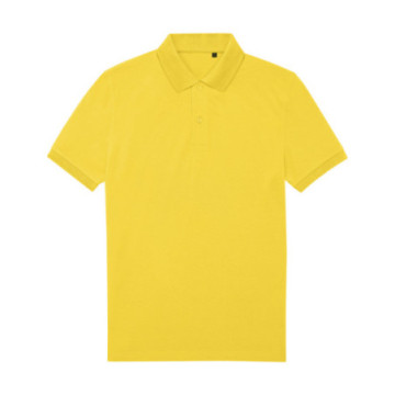 Polo homme B&C® en polyester recyclé RCS et coton