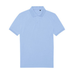 Polo homme B&C® en polyester recyclé RCS et coton