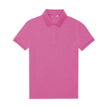 Polo femme B&C® en polyester recyclé RCS et coton