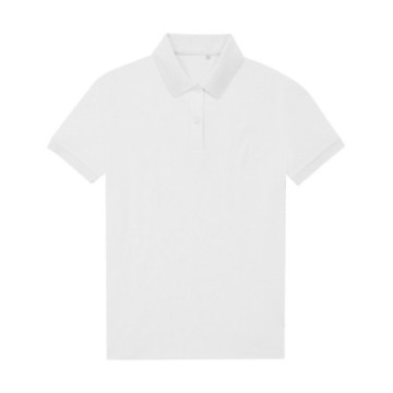 Polo femme B&C® en polyester recyclé RCS et coton