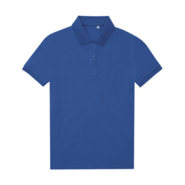 Polo femme B&C® en polyester recyclé RCS et coton