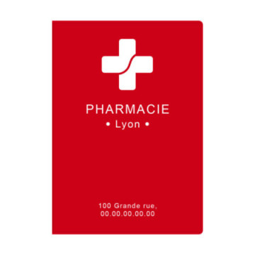 Garde-ordonnances et porte-cartes standard éco recyclé marq 1 coul