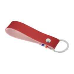 Porte-clés en cuir végétal marquage à chaud