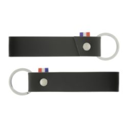 Porte-clés en cuir végétal marquage à chaud