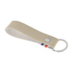 Porte-clés en cuir végétal marquage à chaud