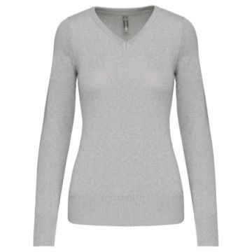 Pull femme col V Kariban®