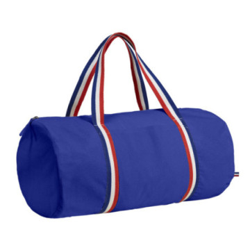 Sac polochon tricolore en coton couleur