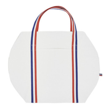 Sac polochon tricolore en coton couleur