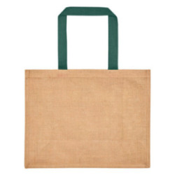 Sac cabas en jute avec soufflets Ubag®